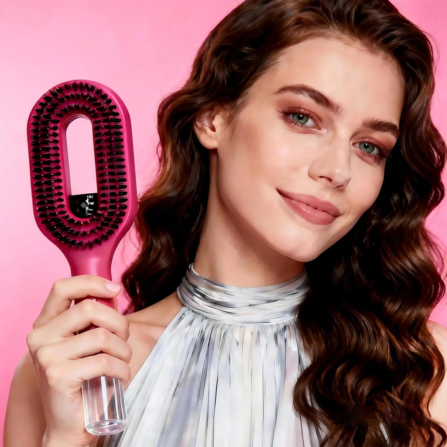 Say goodbye to frizz and tangles with the Labhairs 2-in-1 Mist Hair Brush in Hot Pink! πβ¨ Hydrate, smooth, and detangle effortlessly with this easy-to-use spray bottle. #HairCare #FrizzFree #BeautyEssentials