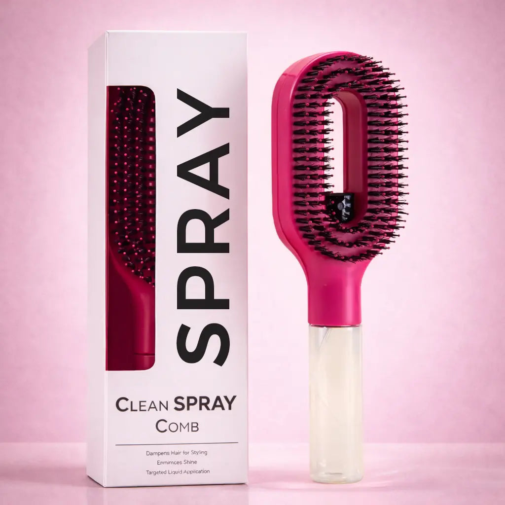 Say goodbye to frizz and tangles with the Labhairs 2-in-1 Mist Hair Brush in Hot Pink! 💖✨ Hydrate, smooth, and detangle effortlessly with this easy-to-use spray bottle. #HairCare #FrizzFree #BeautyEssentials